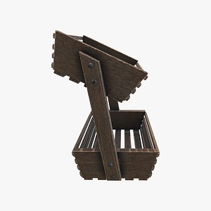Medieval Fruit Basket 05 3D model