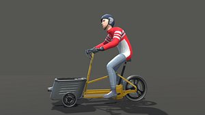 Cargo Pedal Bike Animations