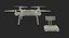 3DR Solo Drone Quadcopter Набор Rigged
