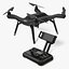 3DR Solo Drone Quadcopter Набор Rigged