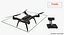 3dr solo drone quadcopter 3D
