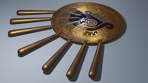 3D Aztec Atl Artifact