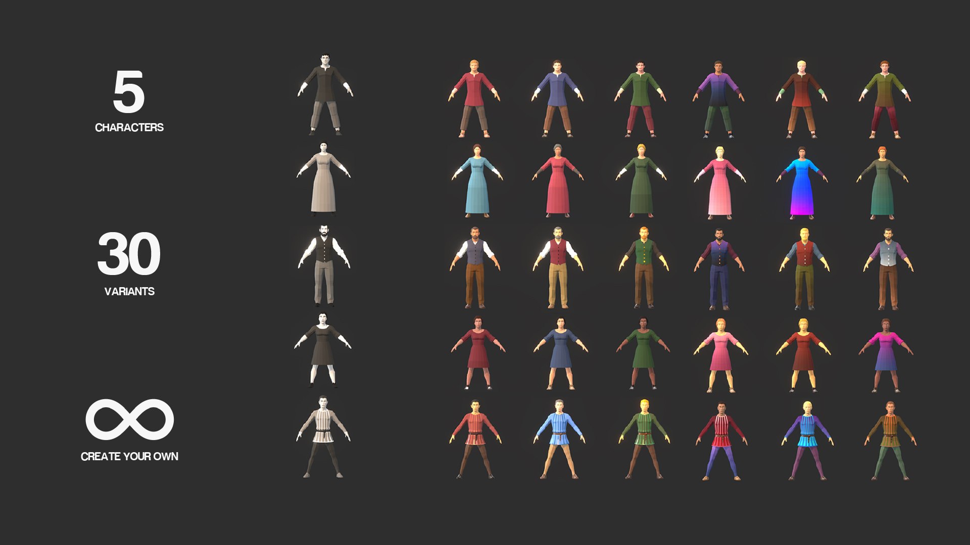 3D model Low Poly Medieval NPC Characters  Rigged Game Ready https://p.turbosquid.com/ts-thumb/tI/4jR28T/0U/lpcbrochure_lpc003/jpg/1787755155/1920x1080/fit_q87/4dd9f41548c3056e56313c15c8176354600de0ef/lpcbrochure_lpc003.jpg