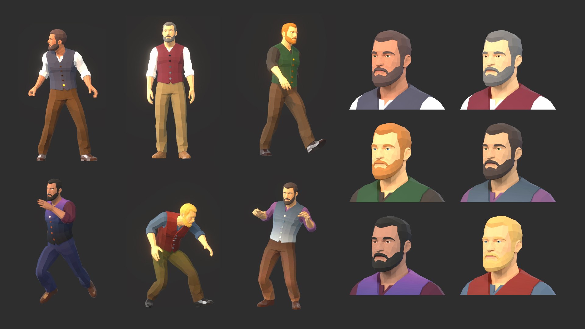 3D model Low Poly Medieval NPC Characters  Rigged Game Ready https://p.turbosquid.com/ts-thumb/tI/4jR28T/3p/lpcbrochure_lpc010/jpg/1787755183/1920x1080/fit_q87/441c3eaef6999c514f032319674f90e52e3644f0/lpcbrochure_lpc010.jpg