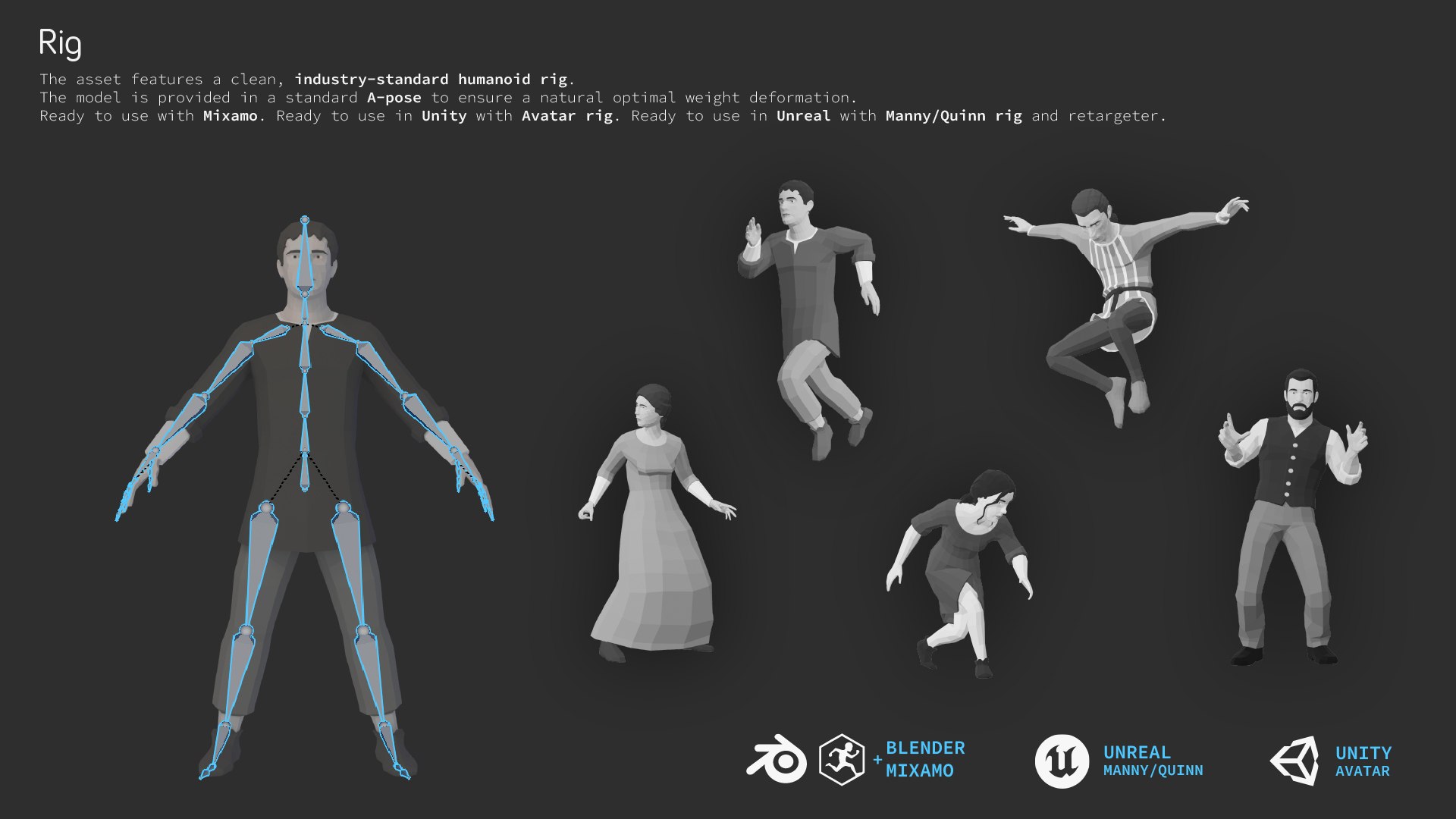 3D model Low Poly Medieval NPC Characters  Rigged Game Ready https://p.turbosquid.com/ts-thumb/tI/4jR28T/IX/lpcbrochure_lpc004/jpg/1787755158/1920x1080/fit_q87/f11ad2756314a57252eab24d0db9bcfee607d05d/lpcbrochure_lpc004.jpg