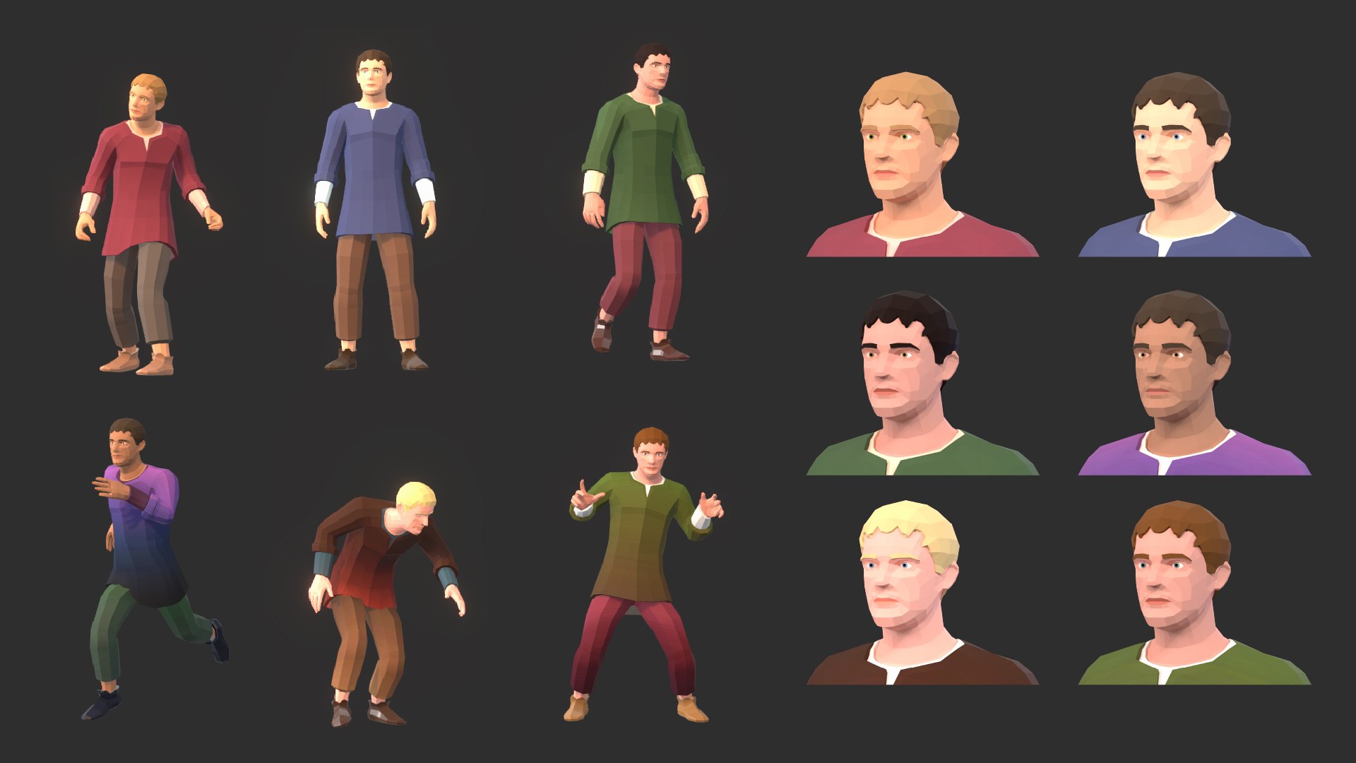 3D model Low Poly Medieval NPC Characters  Rigged Game Ready https://p.turbosquid.com/ts-thumb/tI/4jR28T/zw/lpcbrochure_lpc008/jpg/1787755748/1920x1080/fit_q87/90c54d1307a9ed702017a31491b5c92b28c3c0d6/lpcbrochure_lpc008.jpg