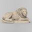 Recumbent Lion 3D Model model