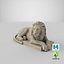 Recumbent Lion 3D Model model