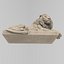 Recumbent Lion 3D Model model
