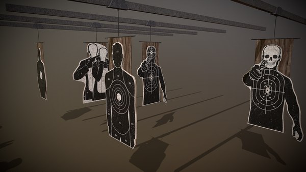 3D shooting targets pack - TurboSquid 1489995