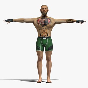 T-Pose Rigged Conor Mcgregor UFC