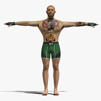 T-Pose Rigged Conor Mcgregor UFC
