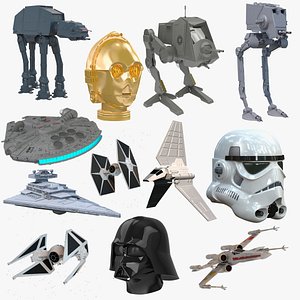 3D star at-at walker