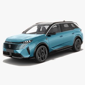 Peugeot 5008 e-5008 2025 with interior 3D