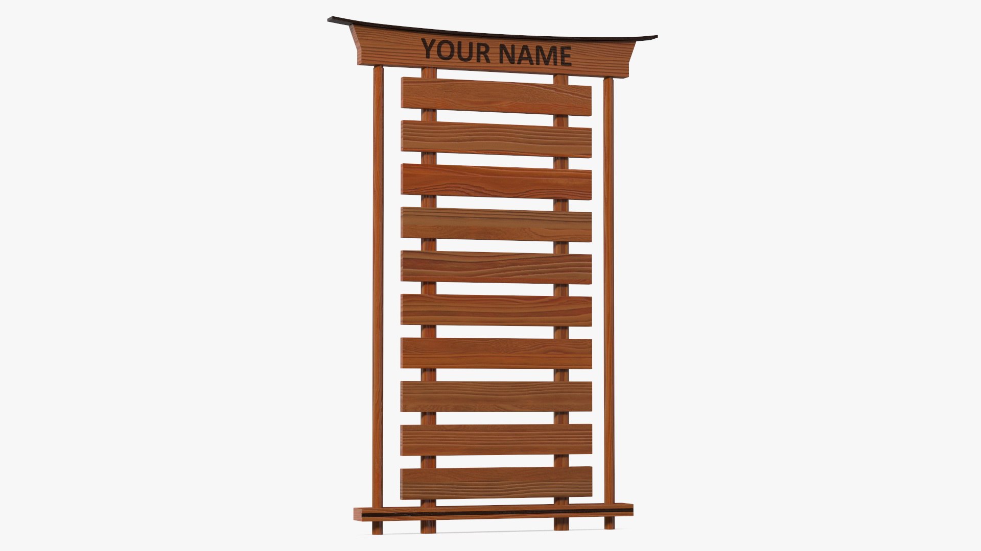 Stand for Martial Art Belts 3D model preview