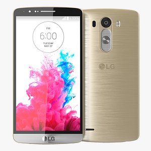 LG G3 Gold 3D Model