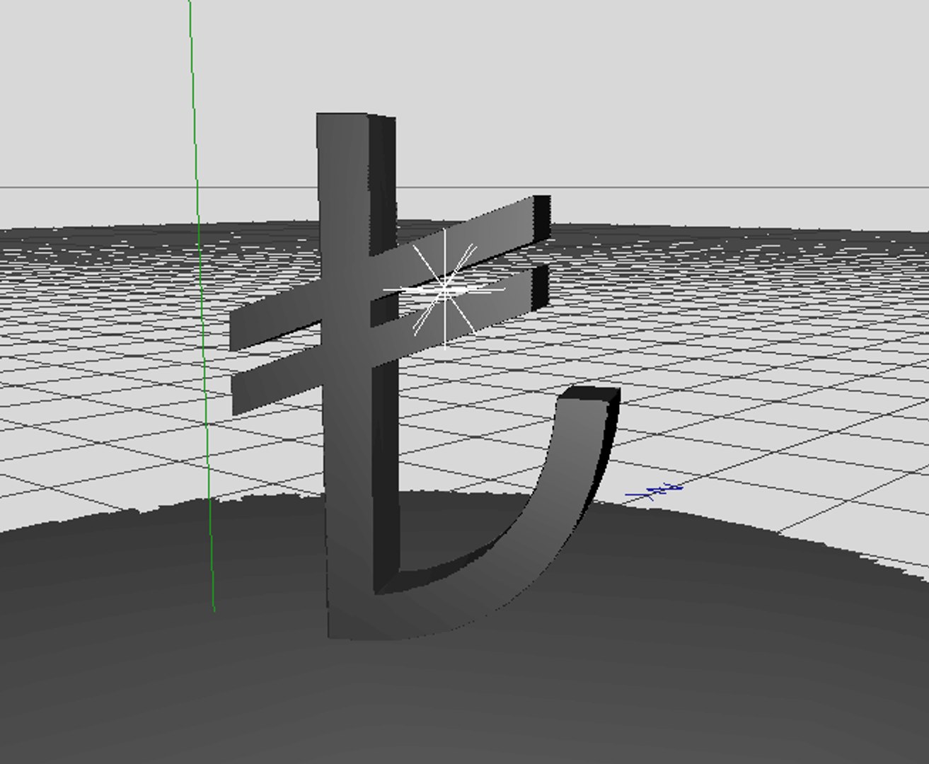 C4d Turkish Lira Sign
