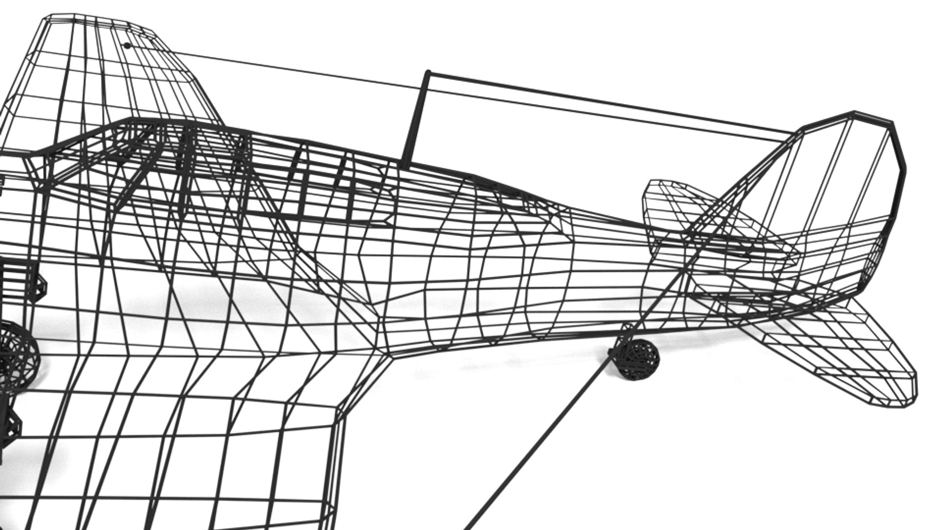 3D Curtiss P-40 Warhawk Airplane - TurboSquid 1418177