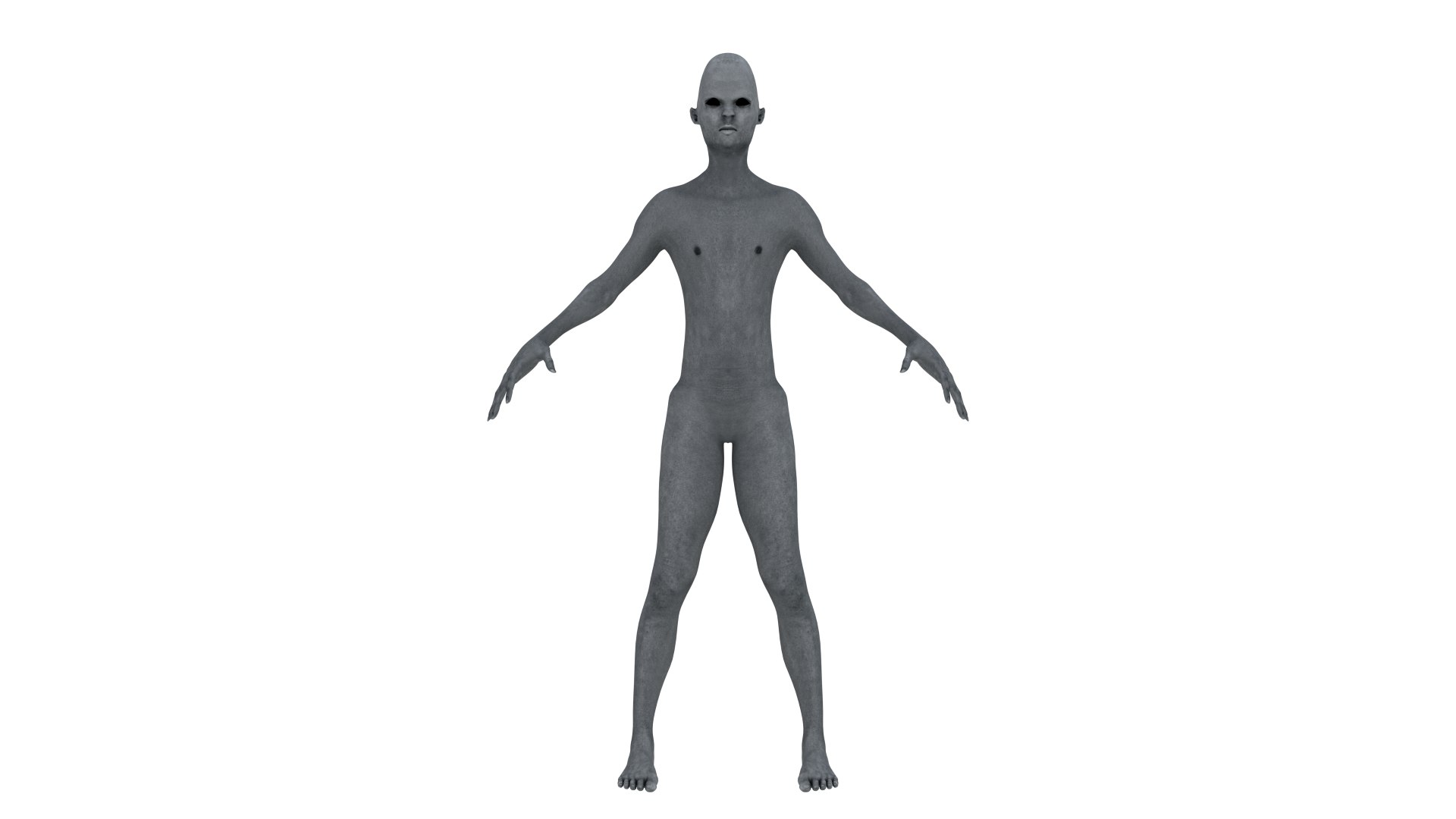 3d Rigged Alien Model