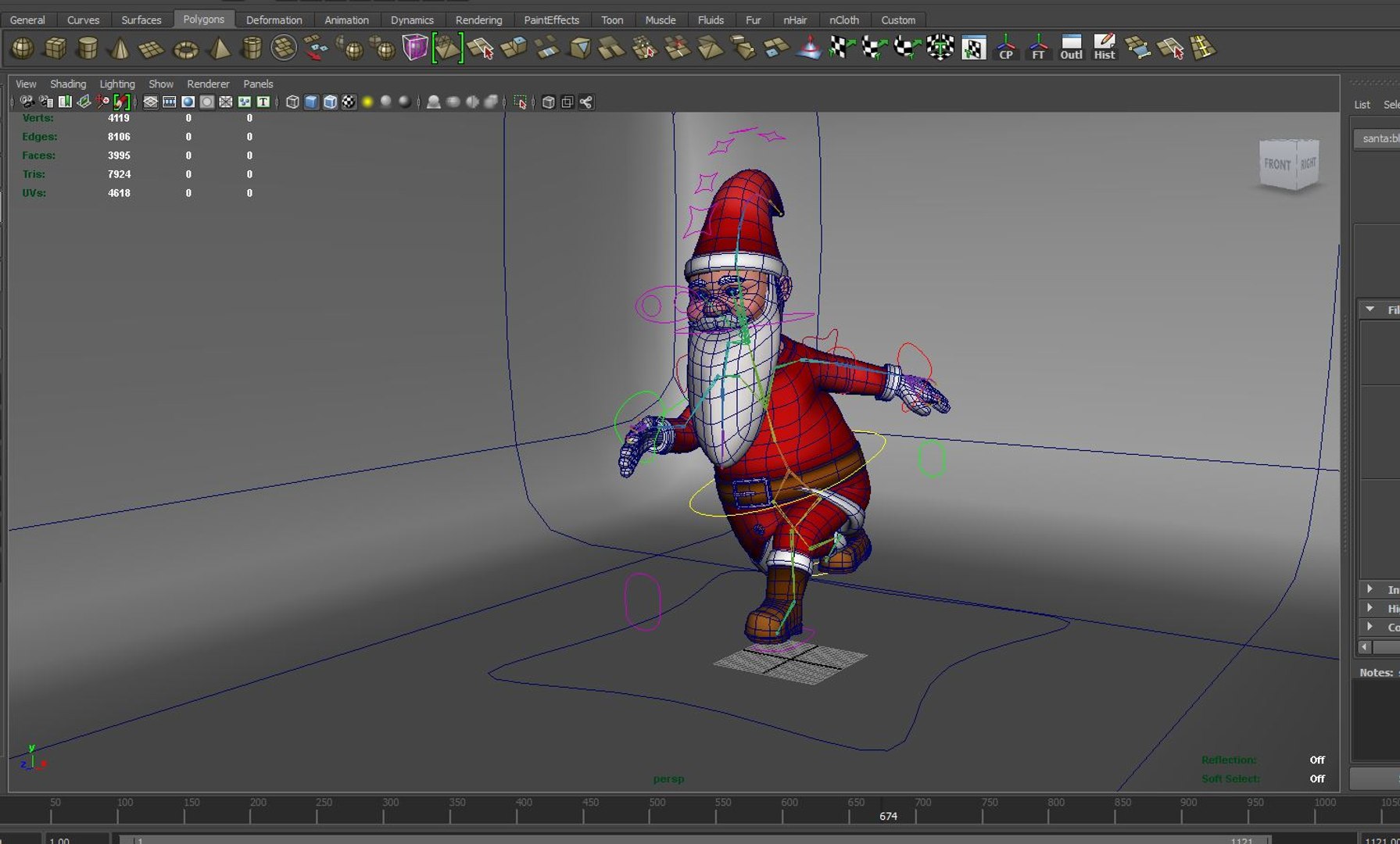 Santa Rigged Animation 3D Model - TurboSquid 1227377
