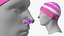Pink Nose Clip on Mannequin