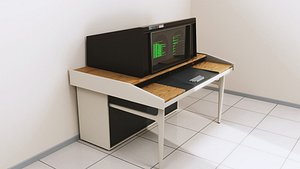 3D Retro Computer Terminal