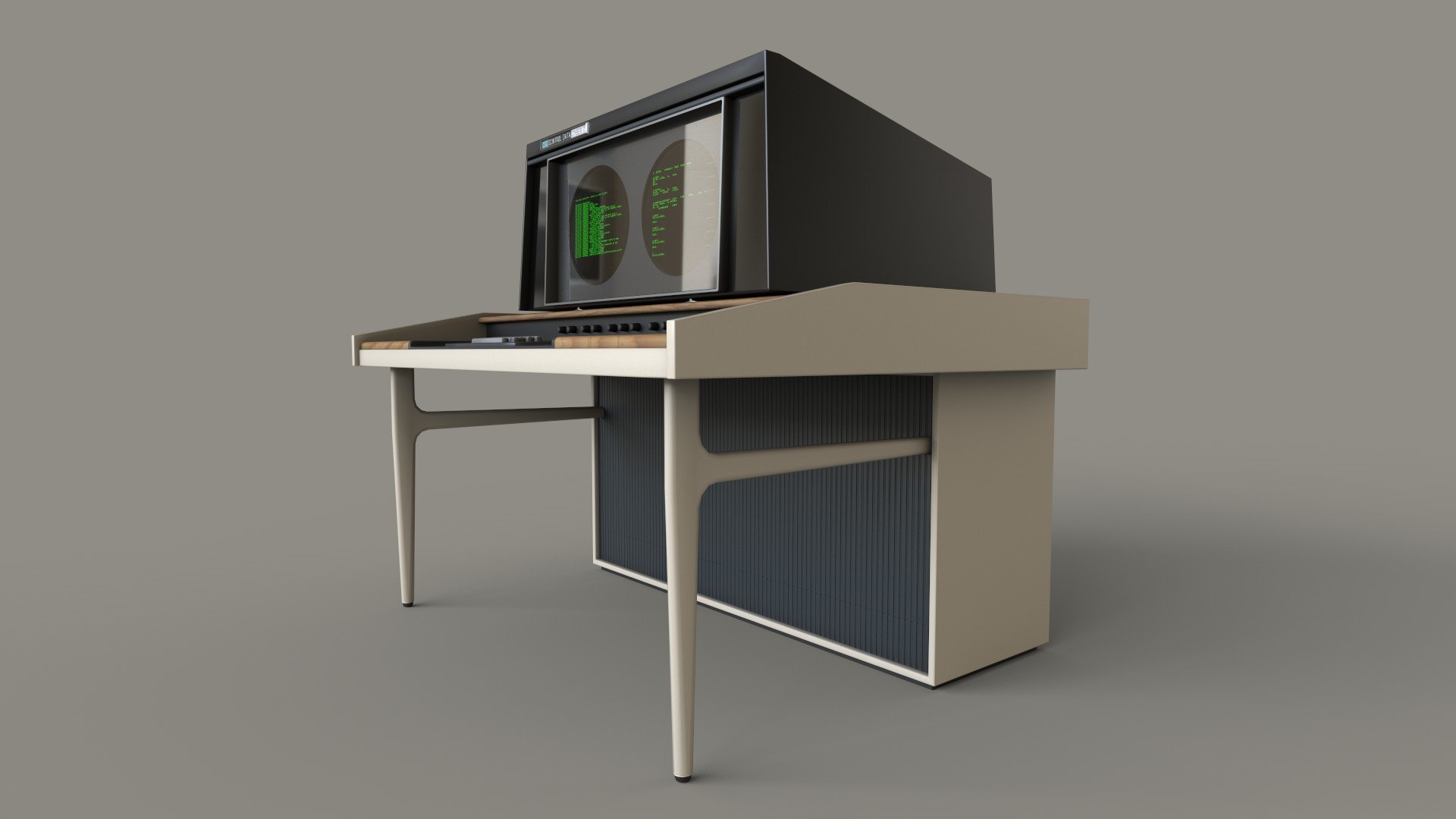 3D Retro Computer Terminal - TurboSquid 1914093
