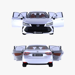 Toyota Avalon High-Detail 3D Model with Fully Detailed Interior model