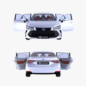 Toyota Avalon High-Detail 3D Model with Fully Detailed Interior