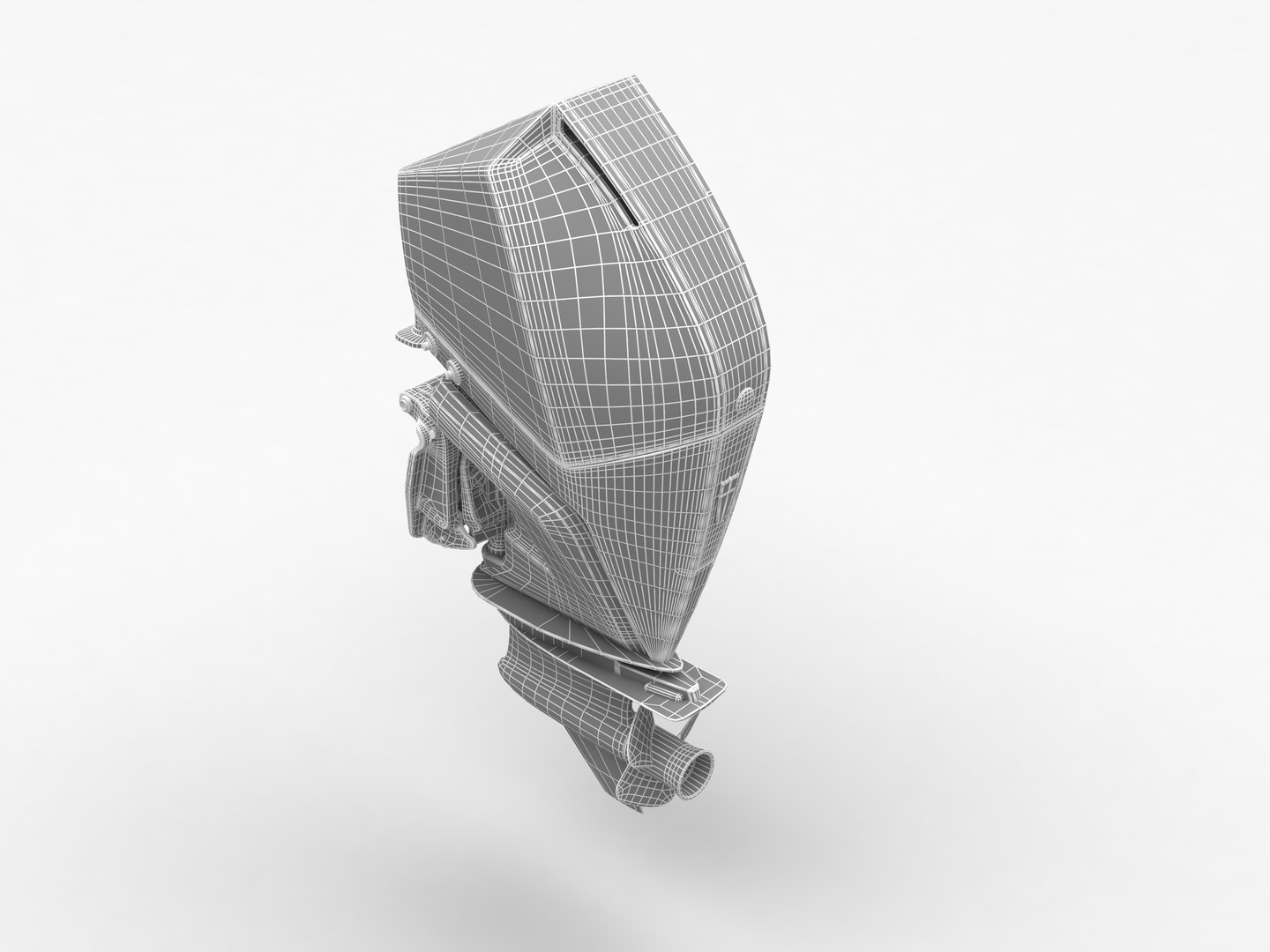 3D Outboard Motor 450HP Model - TurboSquid 2306099