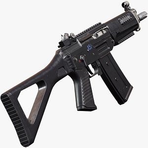 Sig Sg-552 Commando - PBR Game Ready