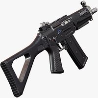 Sig Sg-552 Commando - PBR Game Ready