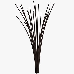 obj decorative sticks vase