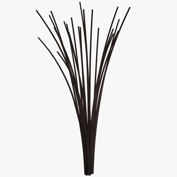 obj decorative sticks vase