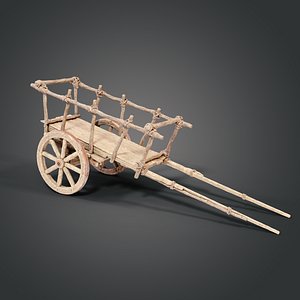 3D Medieval cart