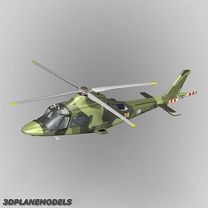 3d model agusta a-109e power sweden