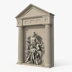 3D model Ancient Glory Symbolism Ensemble Beige