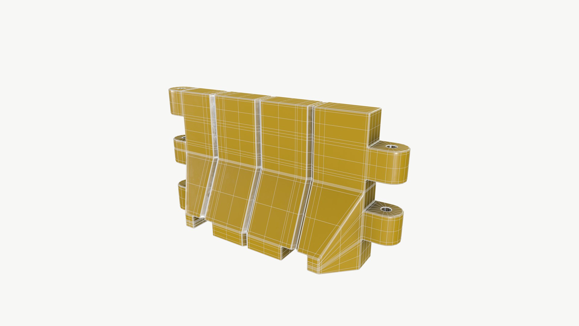 Road Barrier 3D - TurboSquid 2319002