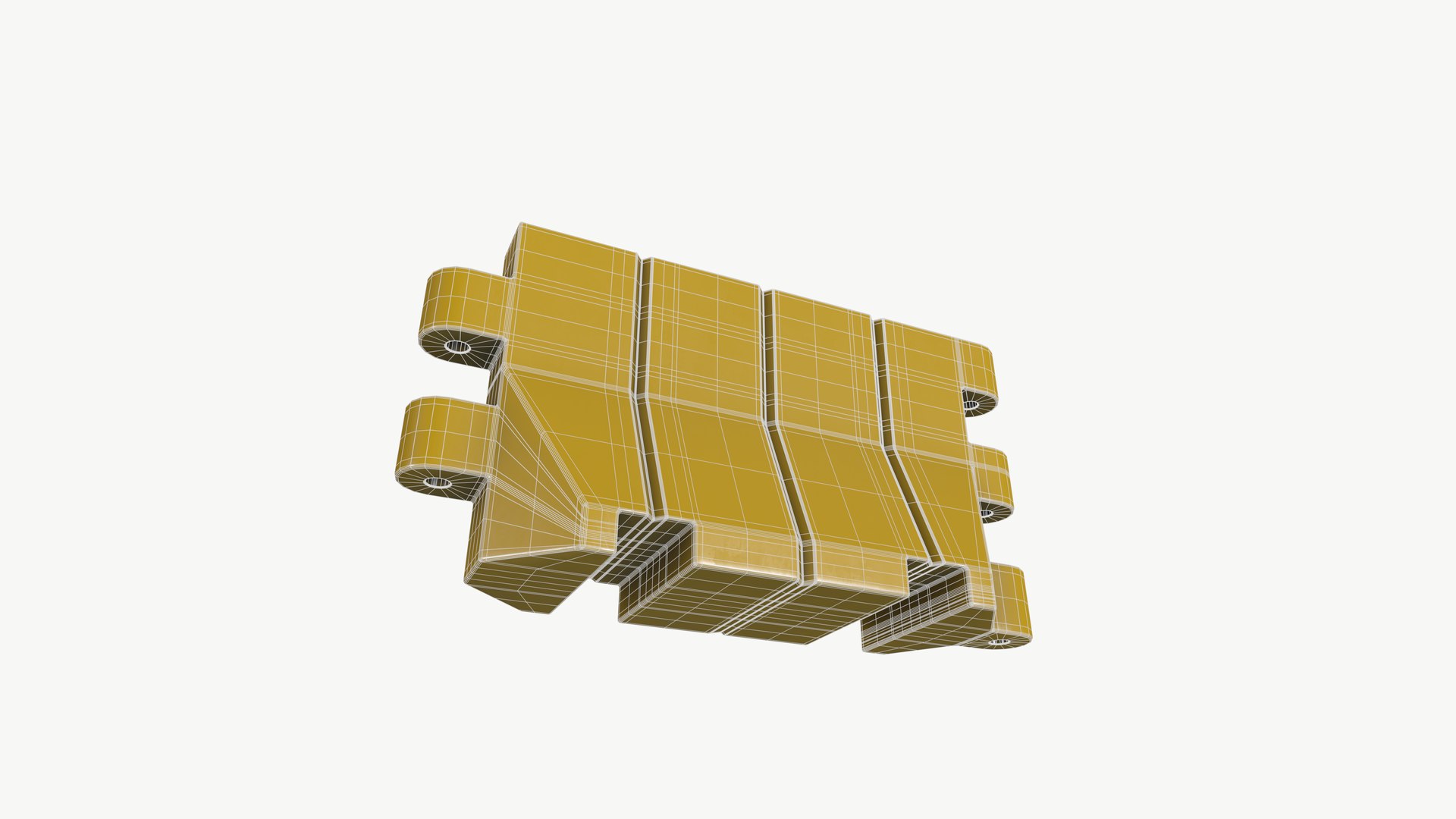 Road Barrier 3D - TurboSquid 2319002