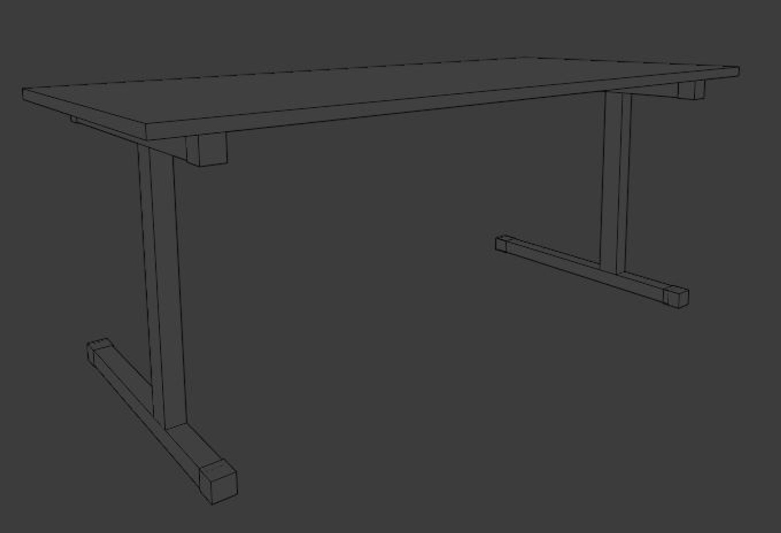 School Table Model - TurboSquid 1659021