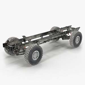 4x4 truck chassis 3D model