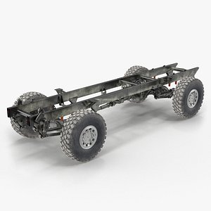 4X4 Truck Chassis 3D Model