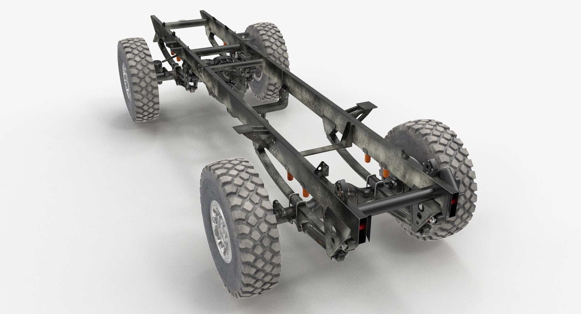 4x4 Truck Chassis 3D Model - TurboSquid 1233165