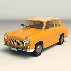 3D sedan car sed model