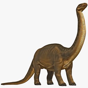 brontosaurus rigged 3d model