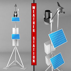 3d max weather meteo station