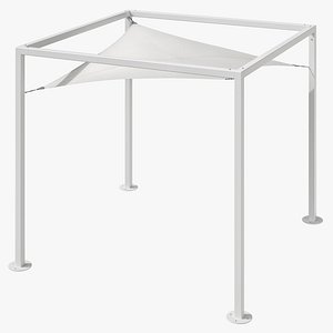 Sprech sail Iris gazebo tension structure 3D