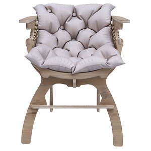 herder legs chair 3D model