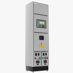 3D model Industrial Electrical Control Panel