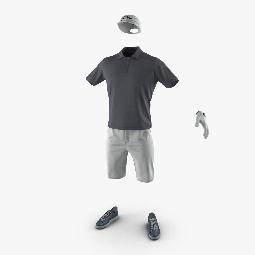 Golf Clothes 2 3D model preview